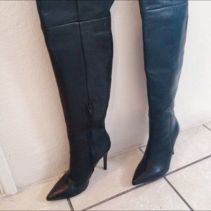 BCBG tall leather boots